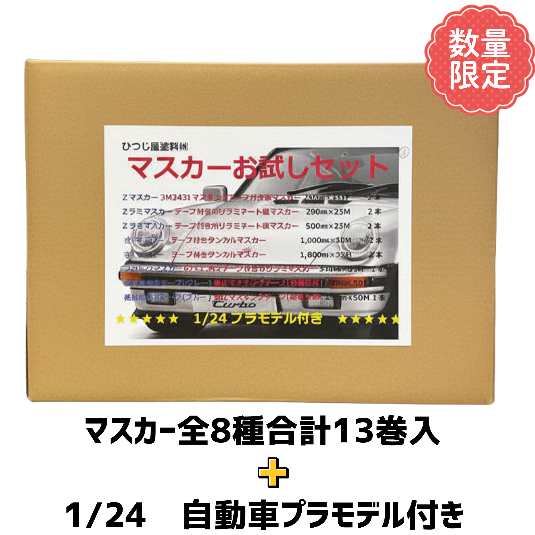 マスカーお試しセット　　塗装用養生シート　プラモデル付き
